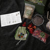 Witchcraft Supplies Kit 28 Witch Herbs Set and 7 Pcs Crystals Chakra Stones for Witch Altar Pagan and Wiccan Supplies Magic Spells and Crystal Spoon