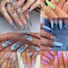 12 Boxes Holographic Butterfly Nail Glitter,3D Laser Nail Sparkle Sequins Acrylic glitter for Nail Art Decoration & DIY Crafting