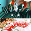 12 Boxes Christmas Nail Art Sequins Holographic Nail Glitter, Laser Snowflake Christmas Tree Star 3D Flakes Nail Decorations Chunky Glitter Stickers Decals