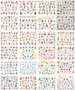 47 Sheets Christmas Nail Art Stickers, Water Transfer Fall Nail Decals for Women Girls Kids Nail Salon and Party Supplies
