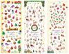 12 Sheets Christmas Nail Stickers for Women Mixed 3D DIY Art Nail Decals for Women Nail Art Decor Include Snowflake Tree Santa