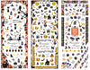 12 Sheets Halloween Nail Stickers for Women Mixed 3D DIY Art  Nail Decals for Women Nail Art Decor Including Pumpkin Bat Ghost